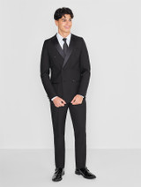 Double-breasted prom suit