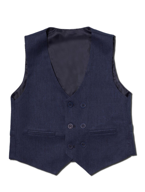 Navy page boys waistcoat