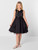 Girls black party dress
