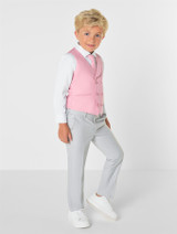 Dusty pink page boy suit
