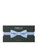 Boys dusky blue self dot bow tie
