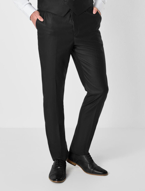 Boys black suit trousers