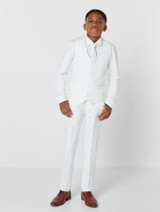 Ivory page boy suit