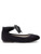 Girls black bridesmaid shoes