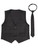 Boys grey checked waistcoat - Beckett