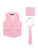 Boys pink waistcoat set