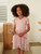Pink sustainable flower girl dress