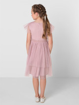 Girls pink party dress