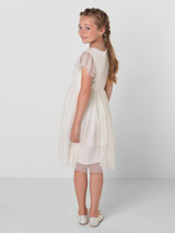 Sustainable ivory girls dress