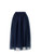 Girls classic navy maxi skirt
