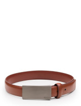 Boys tan leather belt