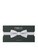 Boys silver trio dot banded dickie bow