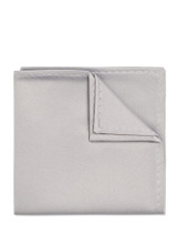 Boys silver grey pocket square