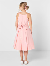 Pink junior bridesmaids dress