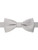 Boys silver grey banded bow tie