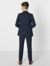 Navy tweed pageboy outfit