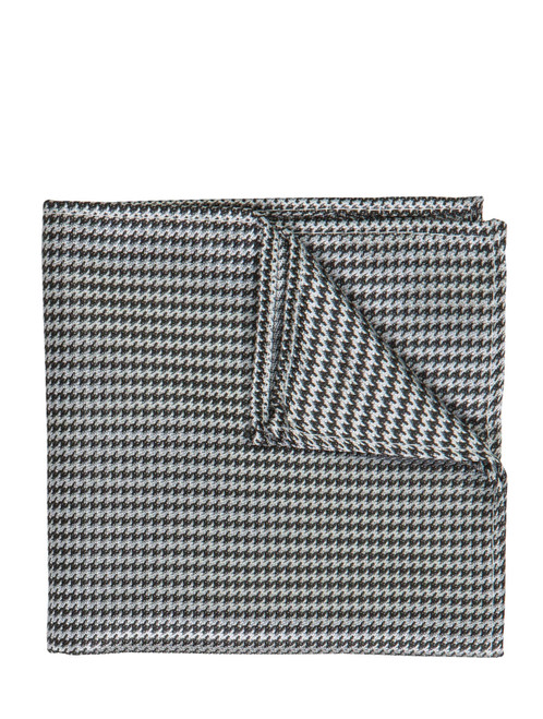 boys black houndstooth hanky
