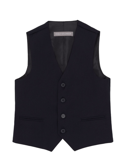 boys navy waistcoat