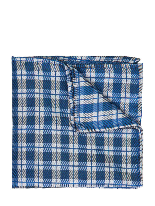 boys blue plaid hanky