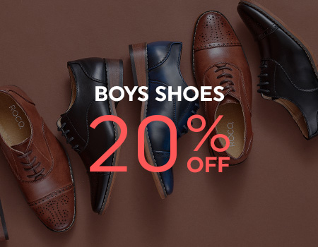 Shop 20% off boys shoes in the Roco Sale