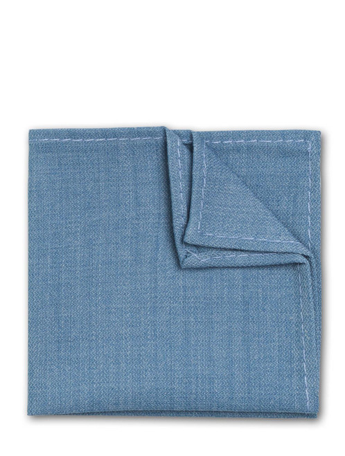 Boys dusky blue pocket square