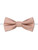 Boys rose gold self dot elasticated bow tie