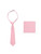 Boys pink tie and hanky