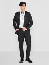 Boys white tuxedo prom shirt