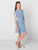 Blue sustainable flower girls dress