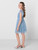 Blue junior bridesmaids dress