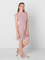 Sustainable pink girls party dress
