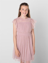 Sustainable flower girls pink dress