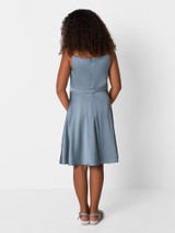 Girls sage dress