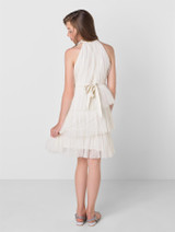 Sustainable ivory communion dress