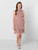 Girls blush pink sustainable dress