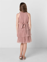 Girls blush pink dress