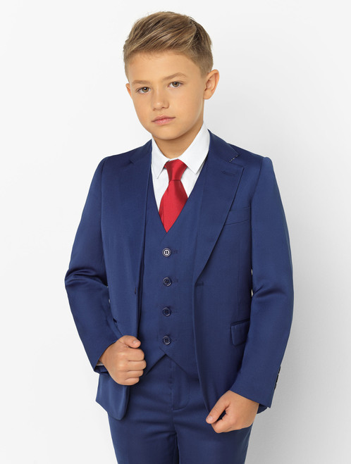 boys blue communion suit