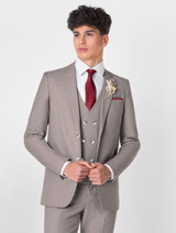 Boys beige wedding suit