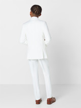 Boys ivory prom suit
