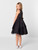 Black junior bridesmaids dress