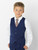 Boys blue waistcoat