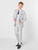 Boys stone grey prom suit