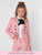 Girls pink prom suit
