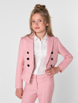 Teen girls pink suit