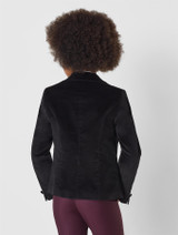Girls black velvet jacket
