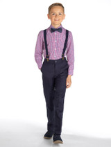 boys navy pants
