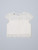 Girls white lace top - back