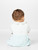 Boys white and blue christening romper