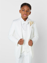 Boys ivory suit