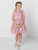 Pink sustainable flower girls dress